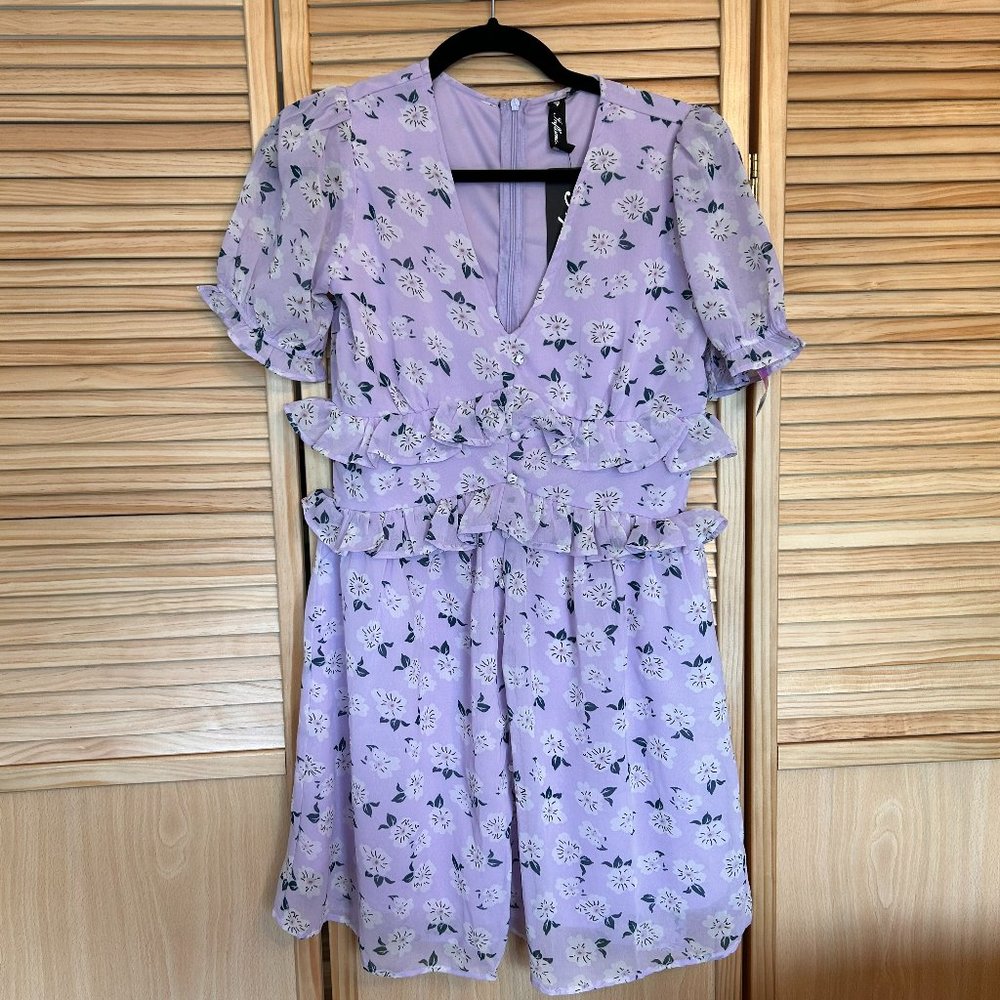 Influence Floral Ruffle Mini Dress